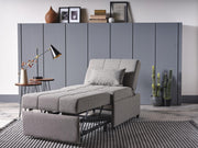 Mello Pull Out Chair In A Box (Corvet Grey) - Gate FurnitureLiving Room Chair