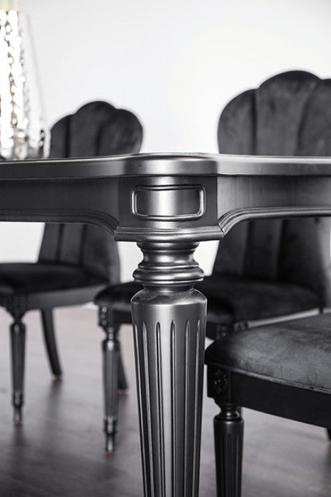 Melodi Parc Black Dining Table - FM3416BK-T