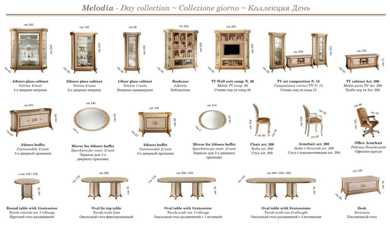Melodia Day Dining Room SET - p7206