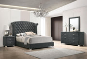 Melody 4-piece Queen Bedroom Set Grey - 223381Q-S4
