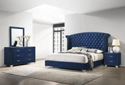 Melody 4-piece Queen Bedroom Set Pacific Blue - 223371Q-S4