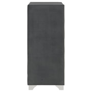 Melody 5-drawer Bedroom Chest Grey - 223385