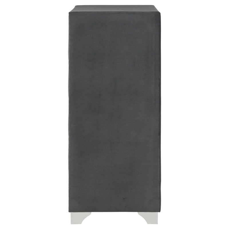 Melody 5-drawer Bedroom Chest Grey - 223385