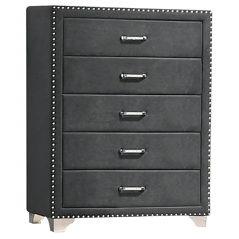 Melody 5-piece Queen Bedroom Set Grey - 223381Q-S5
