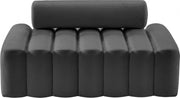 Melody 58" Velvet Upholstered Loveseat in Grey - 647Grey-L