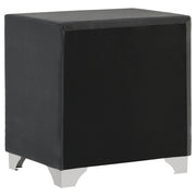 Melody Upholstered 2-drawer Nightstand Grey - 223382