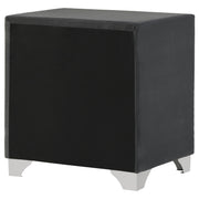 Melody Upholstered 2-drawer Nightstand Grey - 223382