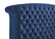 Melody Upholstered California King Wingback Bed Pacific Blue - 223371KW
