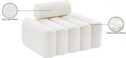 Melody Velvet Upholstered Chair in Cream - 647Cream-C