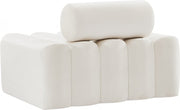 Melody Velvet Upholstered Chair in Cream - 647Cream-C