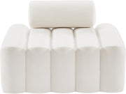 Melody Velvet Upholstered Chair in Cream - 647Cream-C