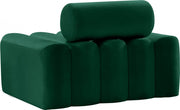 Melody Velvet Upholstered Chair in Green - 647Green-C