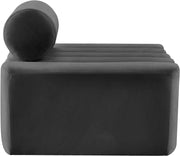 Melody Velvet Upholstered Chair in Grey - 647Grey-C