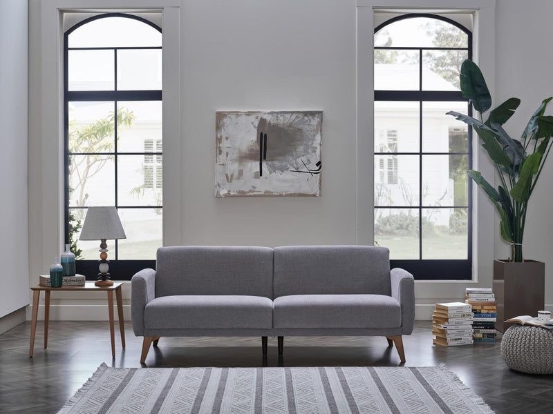 Memory Foam Sofa In A Box (Koopsi Basic Gray 110) - Gate FurnitureSleeper Sofa