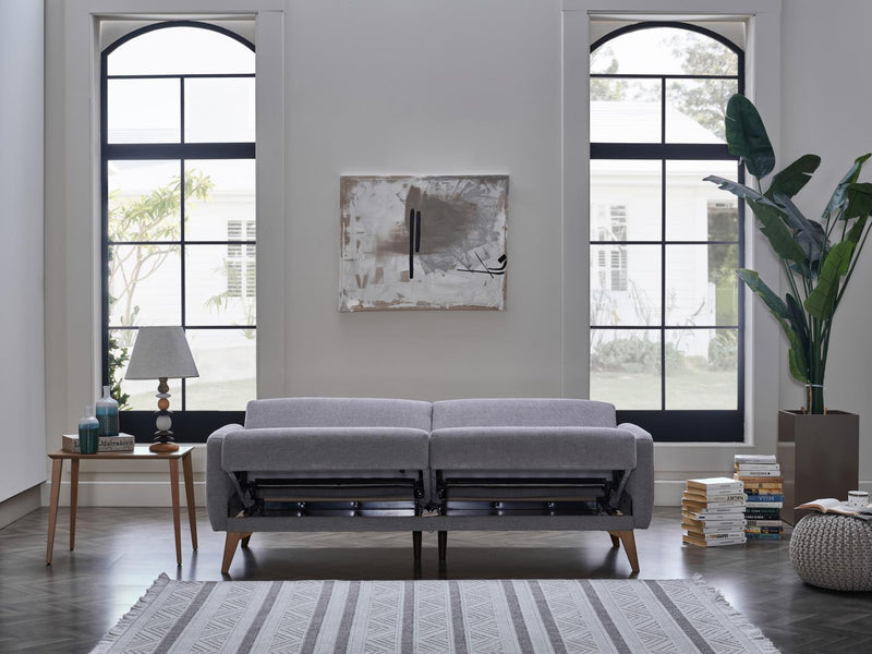 Memory Foam Sofa In A Box (Koopsi Basic Gray 110) - Gate FurnitureSleeper Sofa