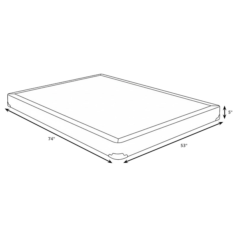 Mercer 5-inch Full Low Profile Box Spring Foundation - 350415F