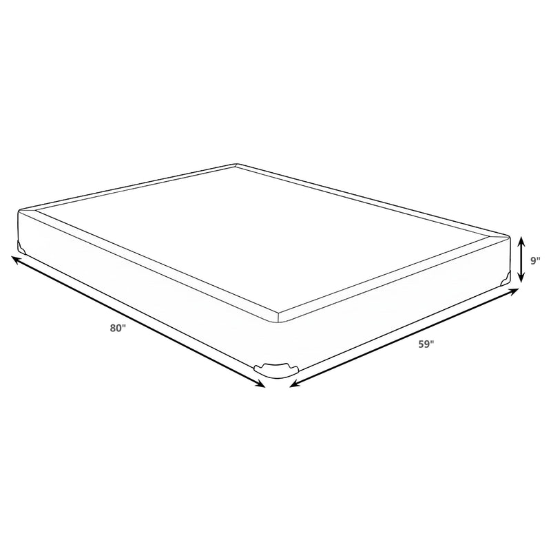 Mercer 9-inch Queen Standard Box Spring Foundation - 350416Q