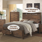 Merrilee EK Bed W/Storage - 21677EK