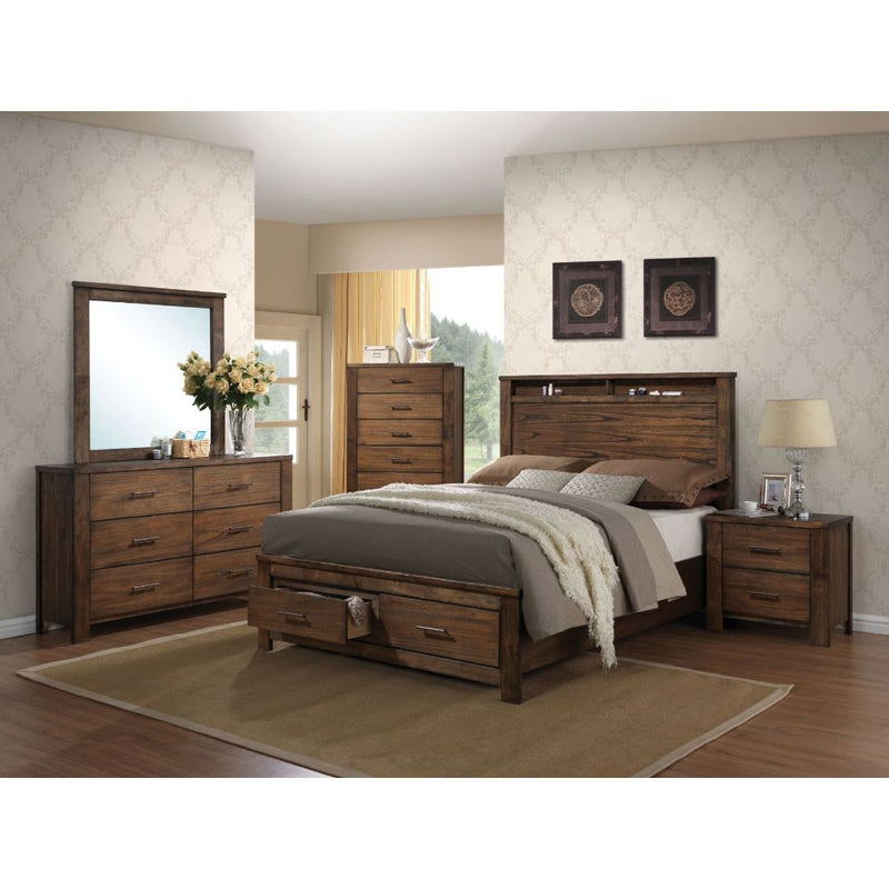 Merrilee Queen Bed W/Storage - 21680Q