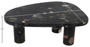 Messina Granite Coffee Table in Stone - 99008Pebble-CT