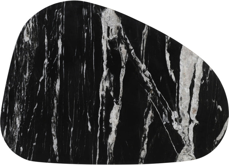 Messina Marble Coffee Table in Black - 99008Black-CT