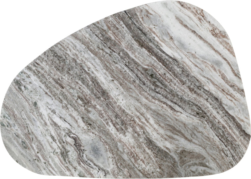 Messina Marble Coffee Table in Brown - 99008Brown-CT