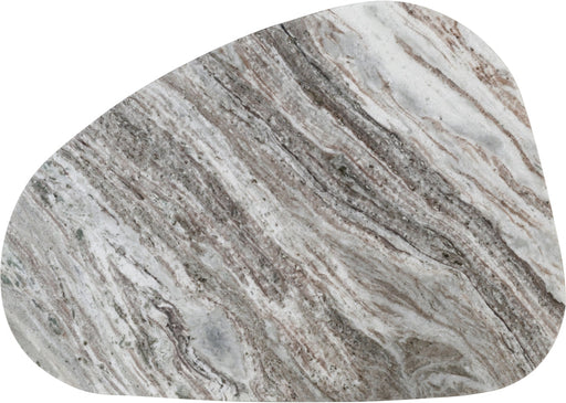 Messina Marble Coffee Table in Brown - 99008Brown-CT