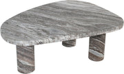 Messina Marble Coffee Table in Brown - 99008Brown-CT