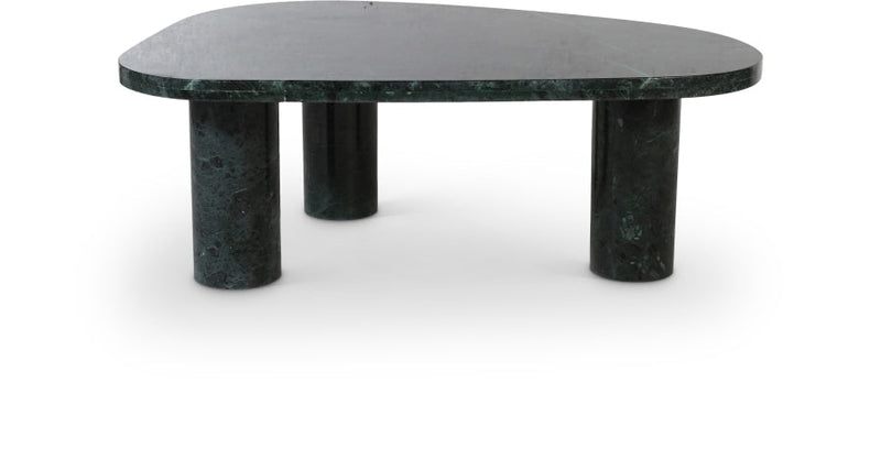 Messina Marble Coffee Table in Green - 99008Green-CT