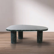 Messina Marble Coffee Table in Green - 99008Green-CT
