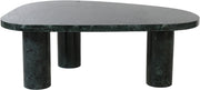 Messina Marble Coffee Table in Green - 99008Green-CT