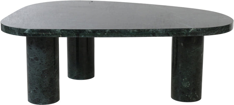 Messina Marble Coffee Table in Green - 99008Green-CT