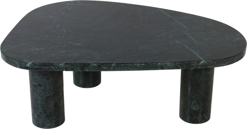 Messina Marble Coffee Table in Green - 99008Green-CT