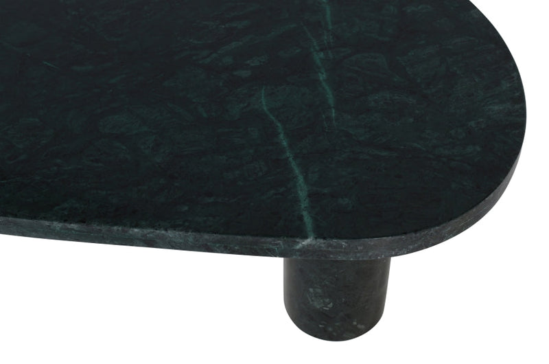 Messina Marble Coffee Table in Green - 99008Green-CT