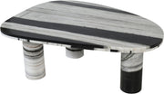 Messina Marble Coffee Table in Panda - 99008Panda-CT