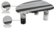 Messina Marble Coffee Table in Panda - 99008Panda-CT