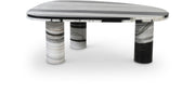 Messina Marble Coffee Table in Panda - 99008Panda-CT