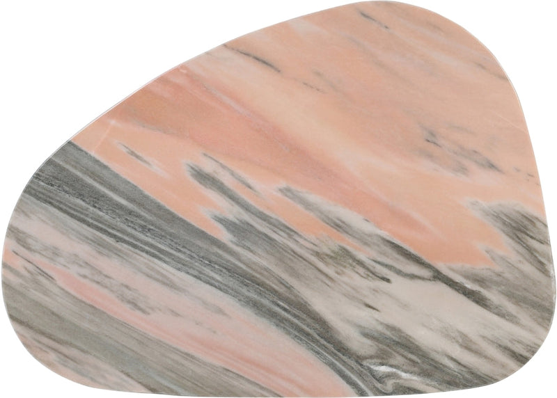 Messina Marble Coffee Table in Pink - 99008Pink-CT