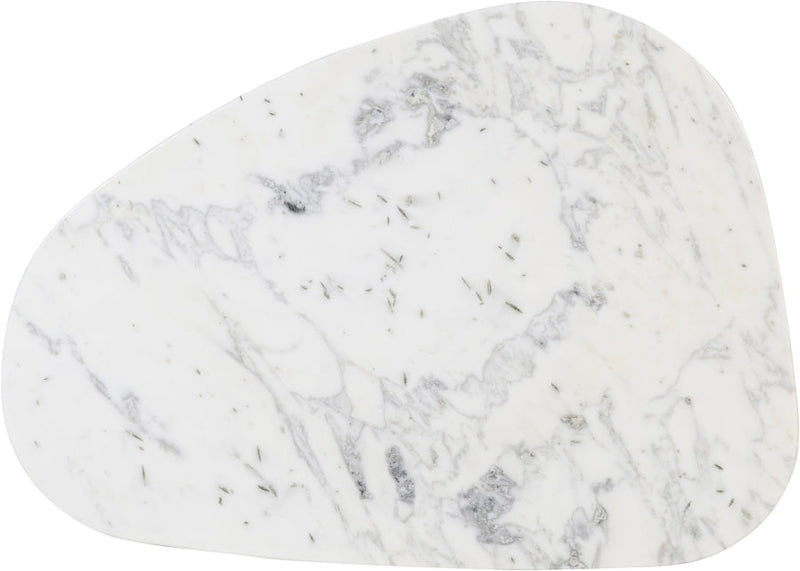 Messina Marble Coffee Table in White - 99008White-CT