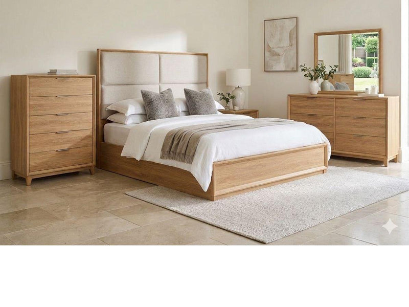 Metro Queen 5Pc Bedroom Set Natural - Metro Queen 5Pc Bedroom Set Natural