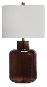 Mette Brown/Gold Finish Table Lamp - L430924