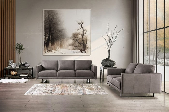 Mezzanotte Gray Loveseat - FM90000GY-LV-PK