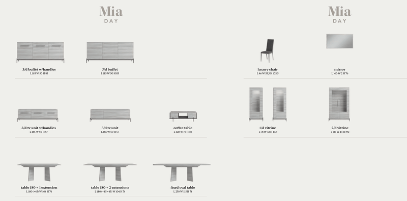 Mia Dining room SET - p13337