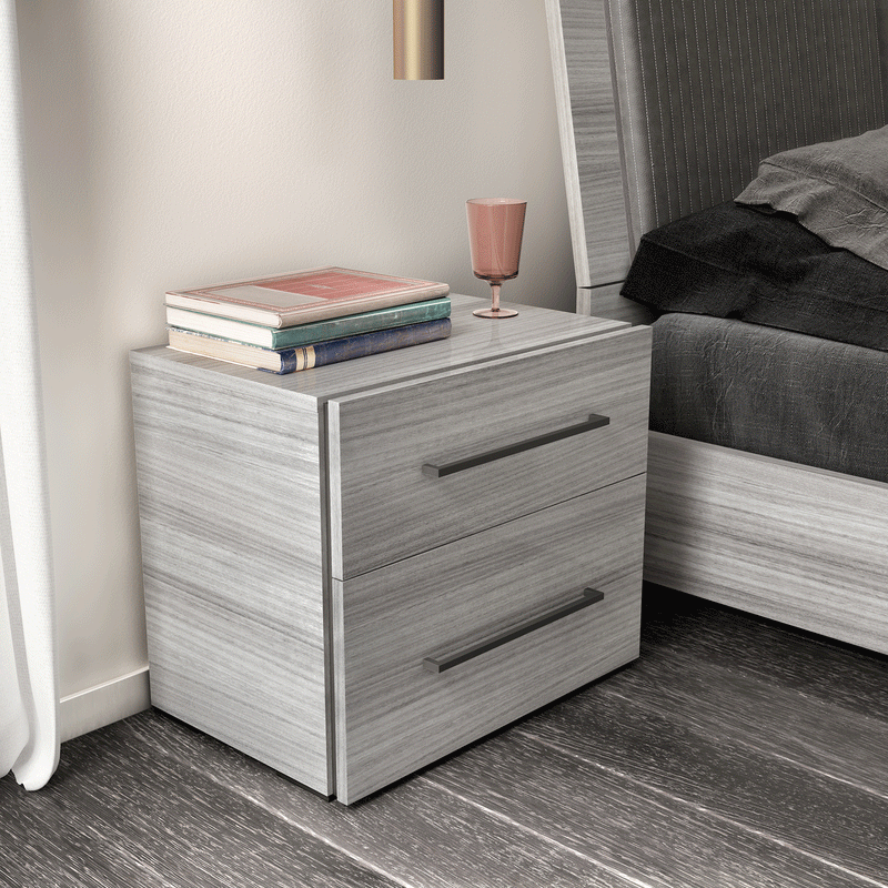 Mia Nightstand W/ Handles - i39842 - Gate Furniture