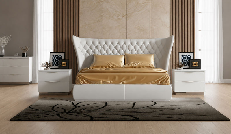 Miami Bed With Onda Nightstands Set - p14450
