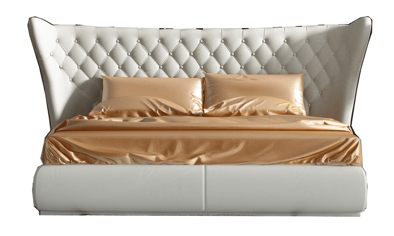 Miami King  Size Bed  White - i17723