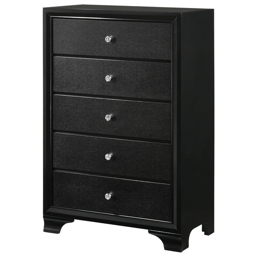 Micah Black Chest - Gate FurnitureChest