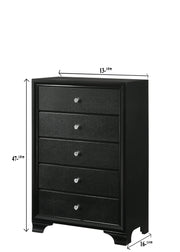 Micah Black LED Upholstered Panel Youth Bedroom Set - Gate FurnitureYouth Bedroom Set