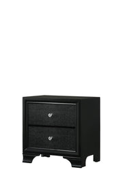 Micah Black LED Upholstered Panel Youth Bedroom Set - Gate FurnitureYouth Bedroom Set