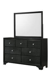 Micah Black LED Upholstered Panel Youth Bedroom Set - Gate FurnitureYouth Bedroom Set